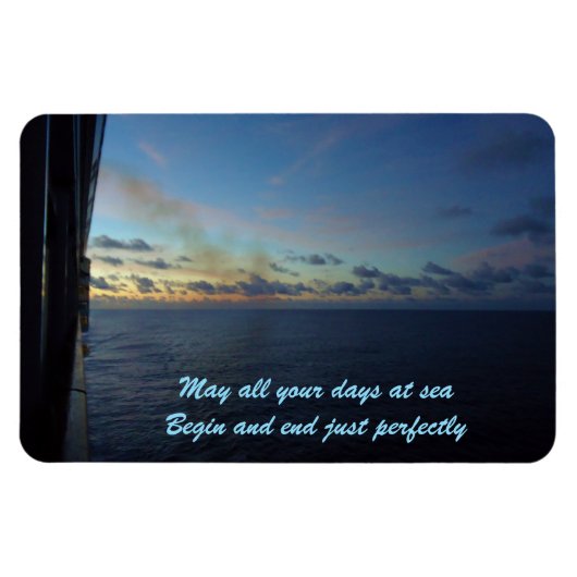 Days at Sea Custom Magneet (Horizontaal)