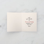 Days be Merry & Bright Christmas Wenskaart Kaart (Binnen)