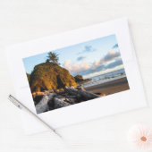 Day's End bij Second Beach Rechthoekige Sticker (Envelop)