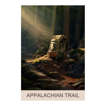 Day's End op de Appalachian Trail Poster