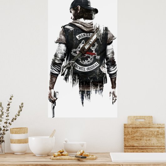 Days Gone Video Game Poster (Keuken)