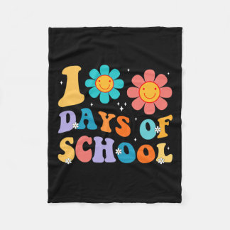 Days Happy 100ste dag van de schoolleraar Kinder r Fleece Deken