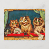 Days in Catland with Louis Wain by Louis Wain Briefkaart (Voorkant)