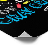 Days of Cray Cray - Leraar Student 100ste dagen va Poster (Hoek)