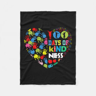 Days of Kind Ness Fun 100 Days of School Outfit Vo Fleece Deken