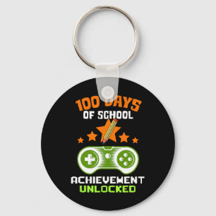 Days of School Achievement ontgrendelde videogamer Sleutelhanger