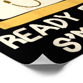 Days of School klaar voor S'more ontwerpcadeau voo Poster (Hoek)