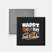 Days of School Teacher Gift 100e dag van de 2e kla Magneet (Voorkant / Achterkant)
