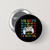Days of School Videogames Controller Gaming Kinder Ronde Button 5,7 Cm (Voorkant /achterkant)