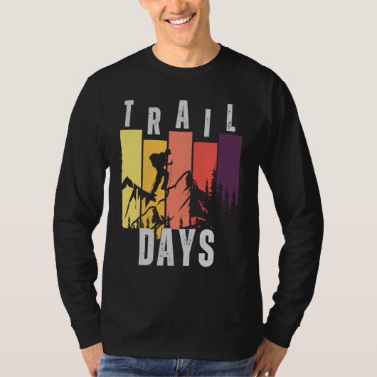 Days of trail   adventure trail t-shirt (Voorkant)