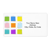 Days of Week Labels (Voorkant)