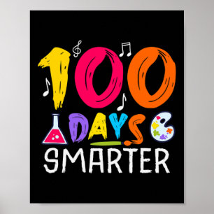 Days Smarter - 100 Days of School thema Poster