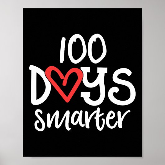 Days Smarter 100ste Dag van de School Vriendelijkh Poster (Voorkant)