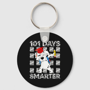 Days Smarter Happy 100th Day of School 100 voor jo Sleutelhanger