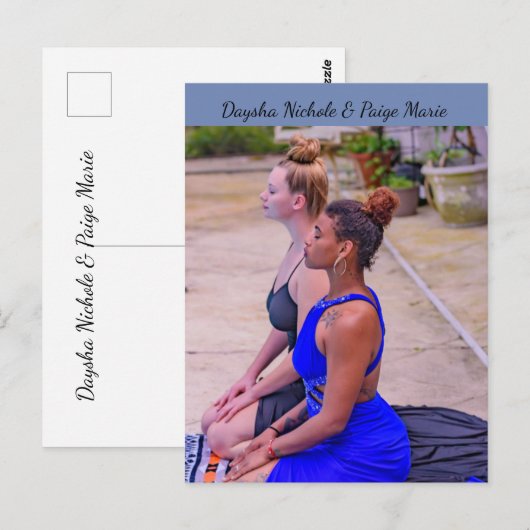 Daysha Nichole en Paige Marie, briefkaart (Voorkant / Achterkant)