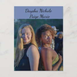 Daysha Nichole en Paige Marie, briefkaart