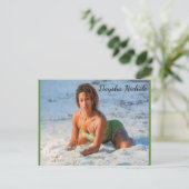 Daysha Nichole McGinnis, strand, Briefkaart (Staand voorkant)