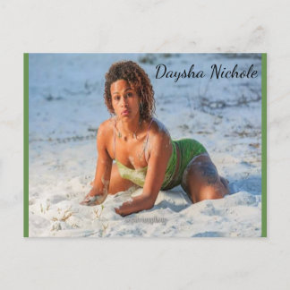 Daysha Nichole McGinnis, strand, Briefkaart