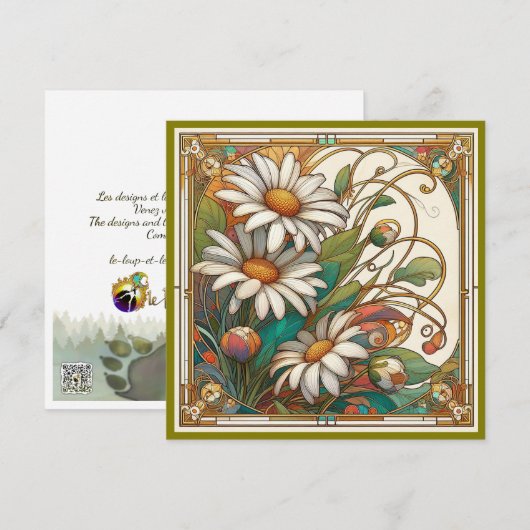Daysie Flat Card (Voorkant / Achterkant)