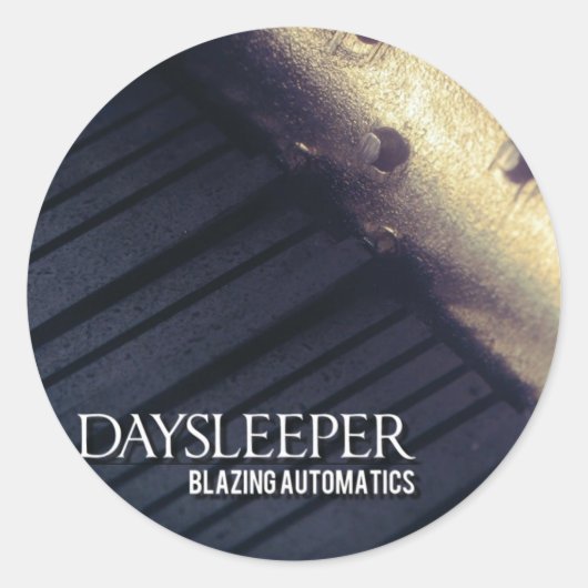 Daysleeper CD (kleine stickers) Ronde Sticker (Voorkant)