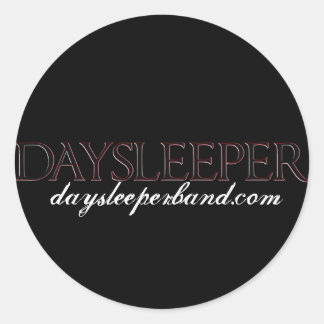Daysleeper (ronde sticker) ronde sticker