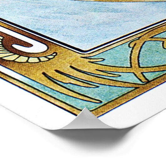 Daytime, Alphonse Mucha Poster (Hoek)