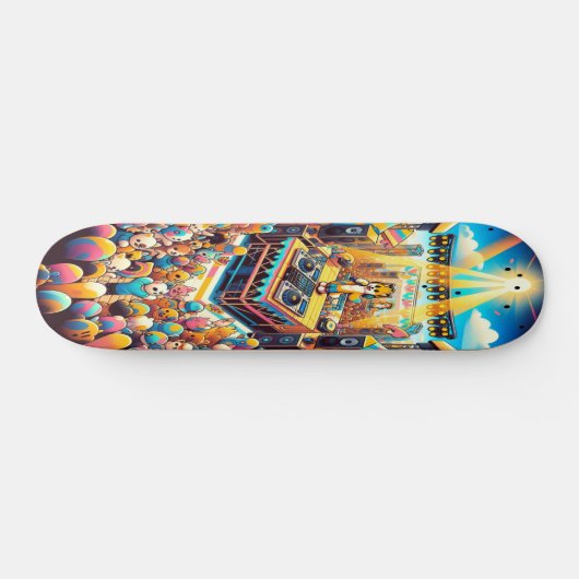 Daytime Festival Vibes Persoonlijk Skateboard (Horizontaal)