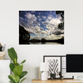 DAYTIME VERANDAH UITZICHT Poster (Thuiskantoor)