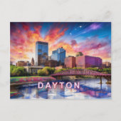 Dayton Abstracte kunst Briefkaart (Voorkant)