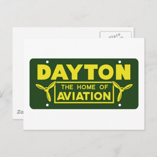 Dayton Ohio Briefkaart (Voorkant / Achterkant)