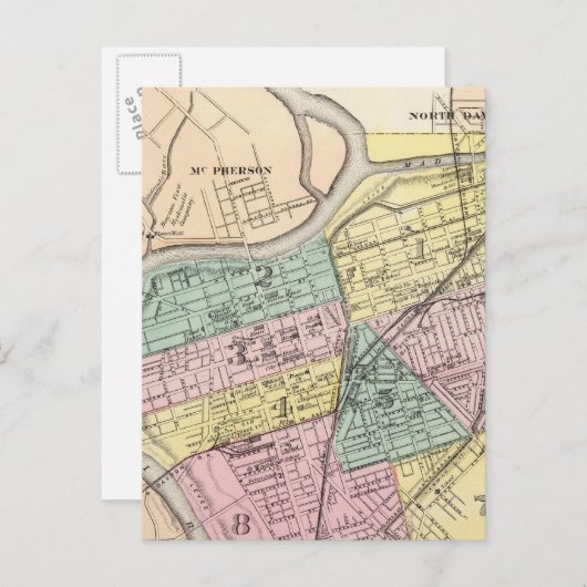 Dayton, Ohio Briefkaart (Voorkant / Achterkant)