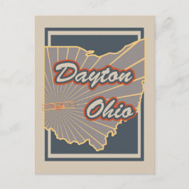 Dayton, Ohio Briefkaart - ReizigersBriefkaart v2