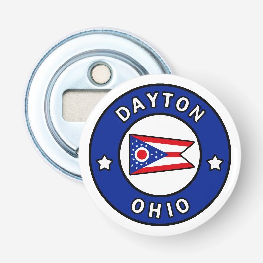 Dayton Ohio Button Flesopener (Voorkant)