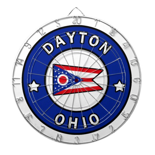 Dayton Ohio Dartbord (Voorkant)