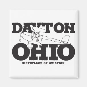 Dayton Ohio - De Birthplace of Aviation Magneet
