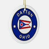 Dayton Ohio Keramisch Ornament (Rechts)