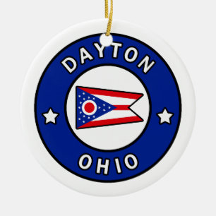Dayton Ohio Keramisch Ornament