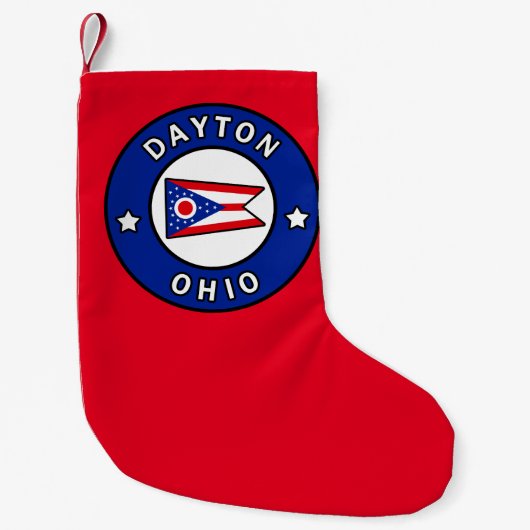 Dayton Ohio Kleine Kerstsok (Voorkant)