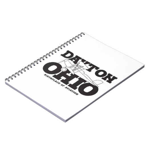 Dayton Ohio Kunst Geboorteplaats Luchtvaart Reisku Notitieboek (Linkerzijde)