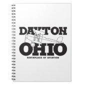 Dayton Ohio Kunst Geboorteplaats Luchtvaart Reisku Notitieboek (Voorkant)