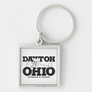 Dayton Ohio Kunst Geboorteplaats Luchtvaart Reisku Sleutelhanger