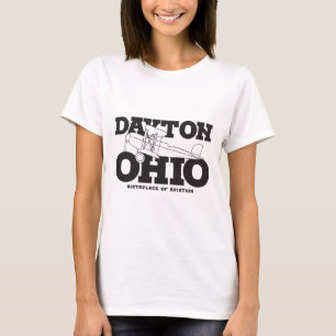 Dayton Ohio Kunst Geboorteplaats Luchtvaart Reisku T-shirt