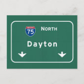 Dayton Ohio oh Interstate Highway Freeway : Briefkaart (Voorkant)