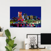Dayton, Ohio op graffiti Poster (Thuiskantoor)