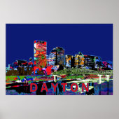 Dayton, Ohio op graffiti Poster (Voorkant)