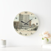 Dayton Ohio Post Card Clock - Fourth St. 1909 Grote Klok (Huis)