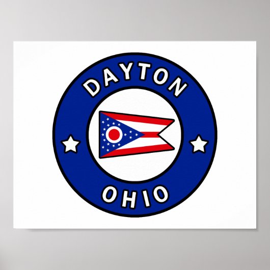 Dayton Ohio Poster (Voorkant)