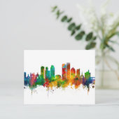 Dayton Ohio Skyline Briefkaart (Staand voorkant)