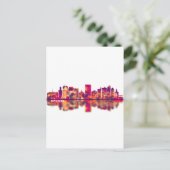 Dayton Ohio Skyline Feestdagenkaart (Staand voorkant)