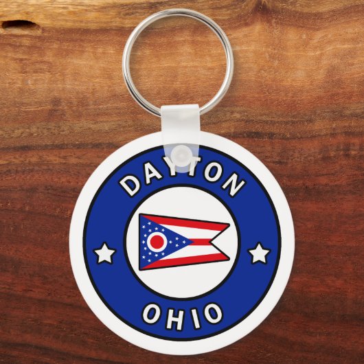 Dayton Ohio Sleutelhanger (Voorkant)